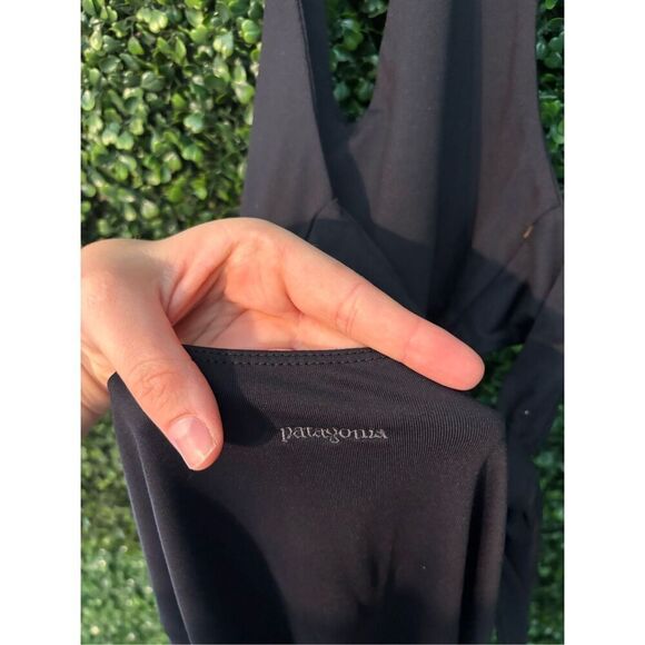 Patagonia Morning Glory Halter Back Dress Black Sz XS - Picture 4 of 5